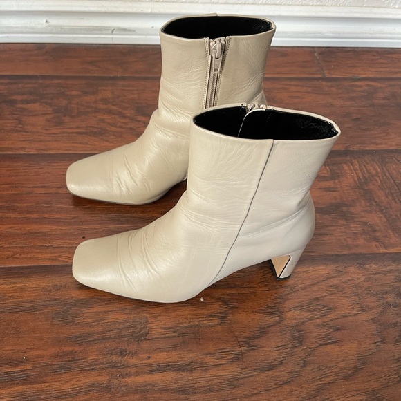 Marcella NYC boutique Dorset Narrow Heel Boots in Sand - Picture 7 of 11